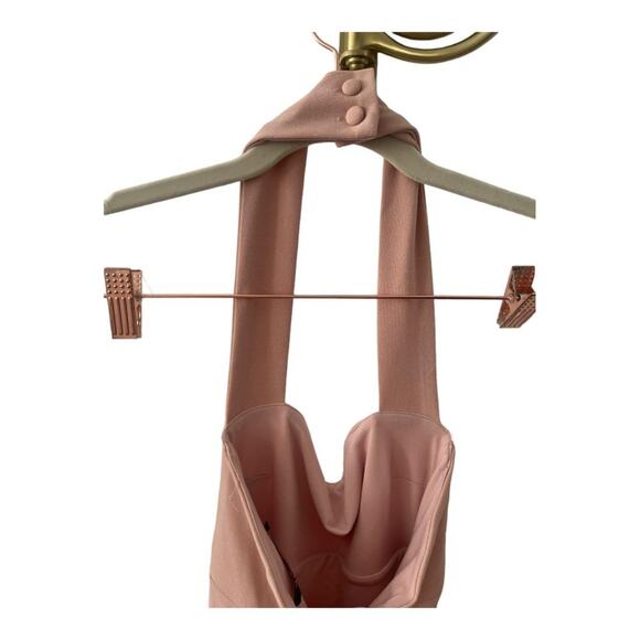 Nookie Boulevard Halter Midi Dress Square Neck Prima Blush Hoco Prom Formal XS - Picture 13 of 13